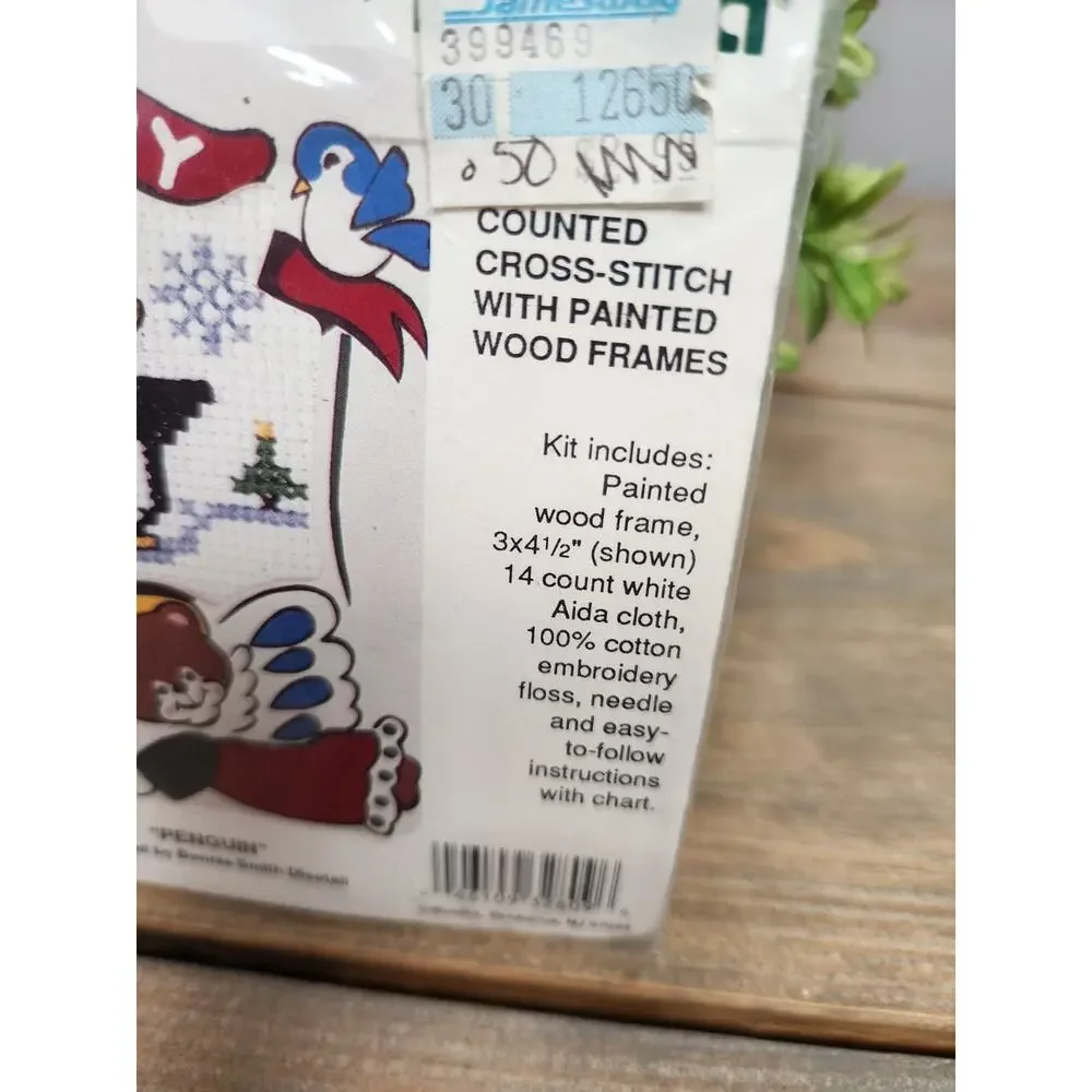 Bucilla Gallery Stitches (JOY) Christmas Collectibles Ornament Kit